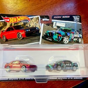 Hot wheels two pack Nissan skyline GT-R r32